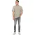 Only Slanke herenjeans met logo en 5 zakken (Medium Grijs)