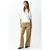 MANGO TEEN sweater met borduursels – naturel wit/blauw