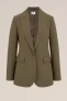WE Fashion – Dames slim fit blazer – Slim Fit – Grijsgroen –