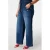 MS Mode wide leg jeans dark blue denim