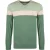 Q1905 Trui heemskerk oase groen/lichtgroen/licht beige