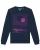 Watapparel Sweatshirt ‘ Sun and Moon Skyline ‘  navy / lila