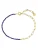 Glanzstücke München Armband  goud / violetblauw