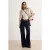 TRENDYOLMİLLA Dames Blauw Effen Wijde pijp Normale taille Jeans