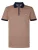 Petrol Industries – Heren Polo met Rits Keyline – Bruin