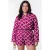 Colourful Rebel Curve viscose blouse met print Plus Size – roze