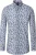 Venti Overhemd blauw, Bedrukt