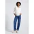 Shirt met gebreide look