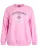 Active by Zizzi Sweatshirt  pink / wit