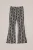 WE Fashion – Meisjes flared legging met print – Regular fit – Wit – LENZING™ ECOVERO™ viscose –