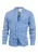 Kronstadt Zakelijk overhemd ‘KSGallagher’  blauw / wit