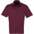 Premier Heren Korte Mouw Formele Poplin Gewoon Werk Shirt (Aubergine)