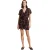 Ted Baker Dames/Dames Geweven Peplum Top (Zwart)
