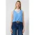 QS top met textuur lichtblauw