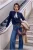 TRENDYOLMİLLA Dames Donkerblauw Effen Lang Regular fit Vesten