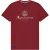 Aquascutum Active Beach Basic T-shirt Met Groot Logo In Bordeauxrood