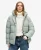 Superdry Vrouwen Gewatteerde Sports Pufferjas met Capuchon Lichtgrijs