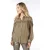 EsQualo Blouse Tapes Plumetis Army Green