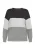 MIMO Sweatshirt  lichtgrijs / grijs gemêleerd / zwart