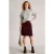 White Stuff Tia Cord Skirt Dark Plum