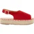 White Stuff Roxanne Suede Flatform Deep Red