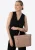 Wittchen Dames echt leren shopper met kwastje, beige