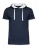 Ombre Shirt  donkerblauw / wit