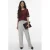 VERO MODA wide leg high waist casual broek grijsblauw