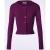 Dolly vest in aubergine