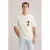 WE Fashion relaxed T-shirt met textuur beige