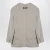 Beige Dubbelgebreide Katoenen Jas