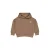 QPI hoodie met backprint – bruin
