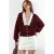 Gebreid vest met knopen en kraagdetail