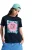 ROXY Shirt ‘Oceanregular Poster’  navy / hemelsblauw / rosa / lichtroze