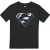 Superman Jongens Chroom Logo T-Shirt (Zwart)