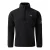 Dare 2B Heren Twin Tip Half Zip Fleecejack (Zwart)