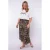 Exxcellent midi rok met panterprint bruin