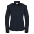 Russell Collection Dames/Dames Poplin met Lange Mouwen Formeel Overhemd (Franse marine)