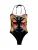 Desigual Badpak  lichtblauw / geel / zwart