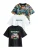 Next Shirt  groen / oranje / zwart / wit