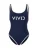 VIVID Badpak  marine / wit