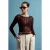 Slim Fit Kant Bootnek Blouse