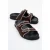 Allen Rhinestone Leer Slide Sandaal (Women)