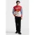 Redefined Rebel katoenen relaxed fit gebreide kersttrui met print – rood