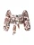 MINKPINK Blouse ‘AMARA’  chocoladebruin / wit