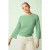Audrey Rocky Ajour top in minty meadow