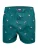 Happy Shorts Boxershorts  petrol / donkergroen / oranje / wit
