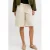 JJXX high waist jort met textuur ecru