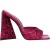 Glitter Blokhak Sandalen