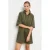 LOLALIZA korte corduroy jurk – kaki